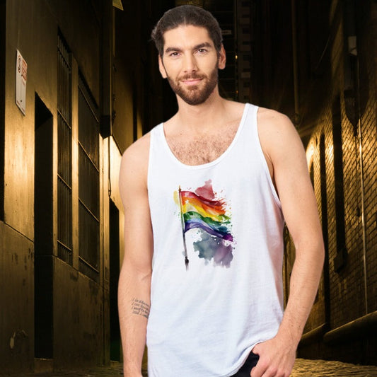 Tank Top - Watercolour Pride Premium Tank Top