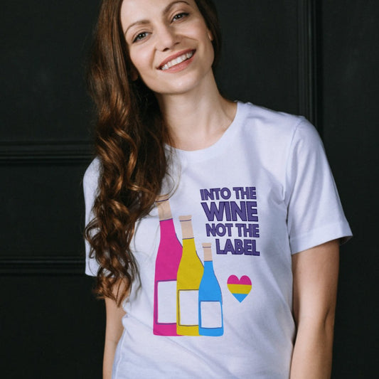 T-Shirt - Wine Not The Label Classic Crewneck T-Shirt