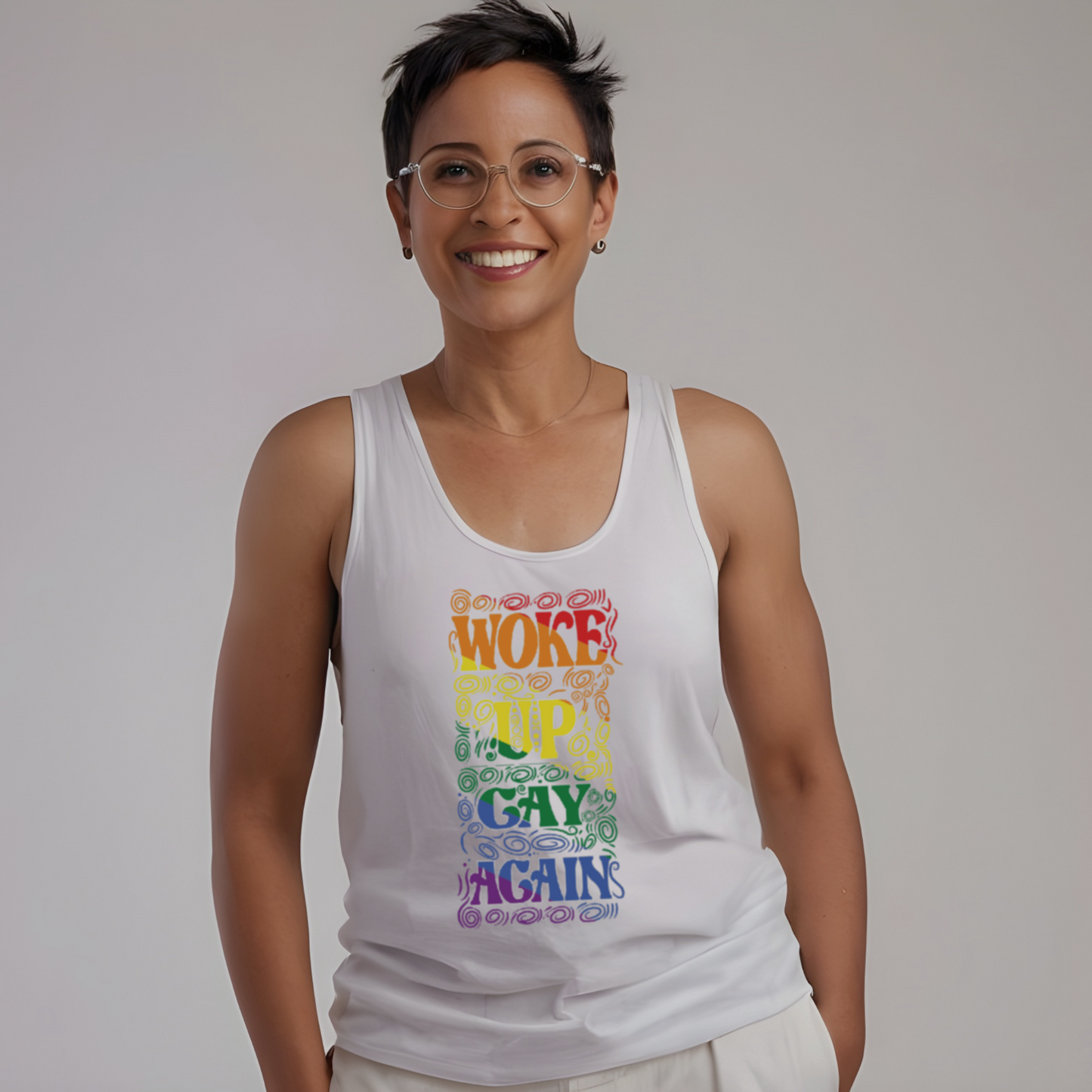 Woke Up Gay Premium Tank Top