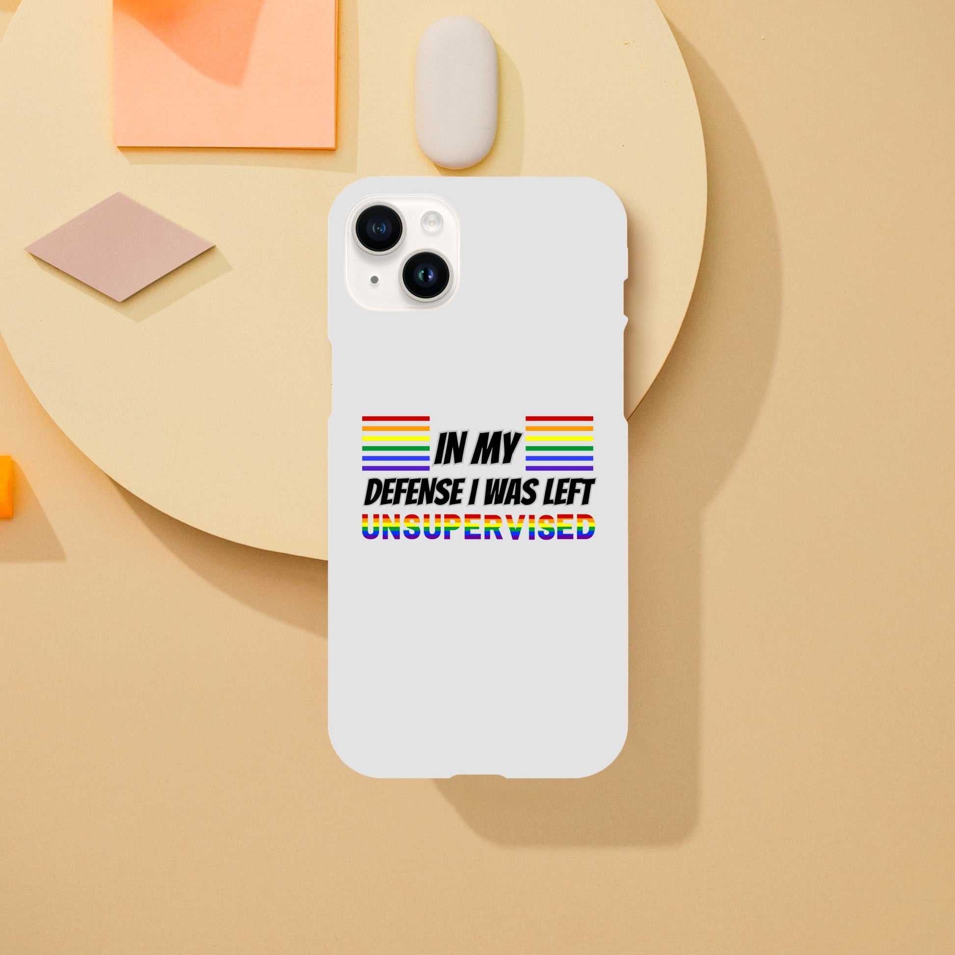 Phone Case - In My Defence - IPhone Case - Samsung Case - Clear - Flexi - Bio - Slim - Tough - LGBTQIA+ Mobile Phone Cases