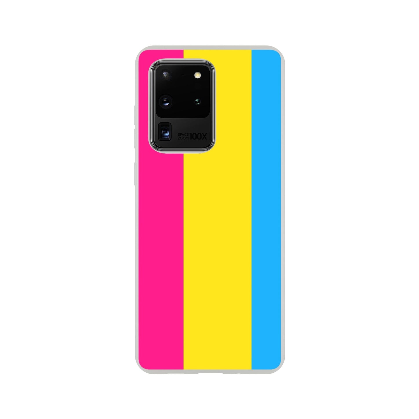 Mobile Phone Case - Pan Pride Flag Flexi Phone Case - LGBTQIA+ Queer