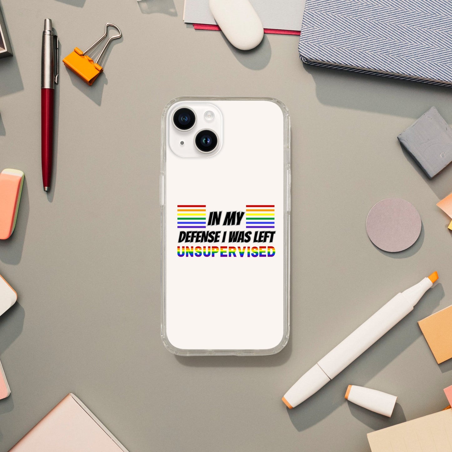 Phone Case - In My Defence - IPhone Case - Samsung Case - Clear - Flexi - Bio - Slim - Tough - LGBTQIA+ Mobile Phone Cases