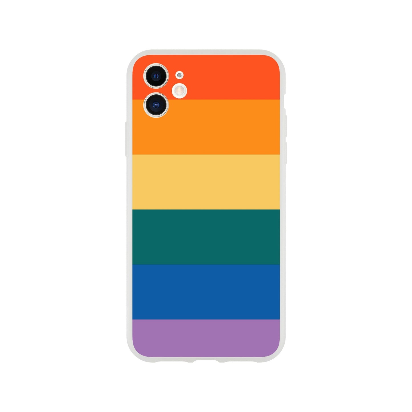 Mobile Phone Case - Retro Flag Flexi Phone Case - LGBTQIA+ Queer