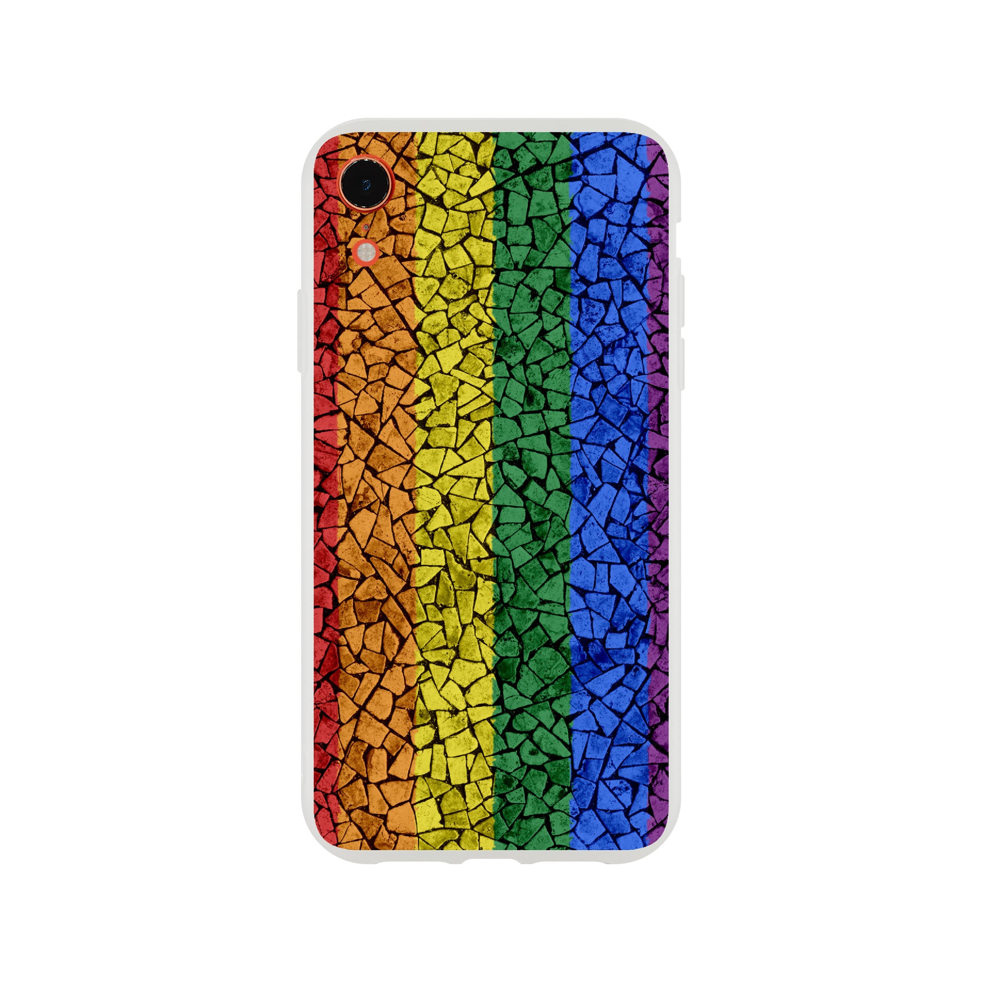 Mobile Phone Case - Pride Crackle Flexi Phone Case