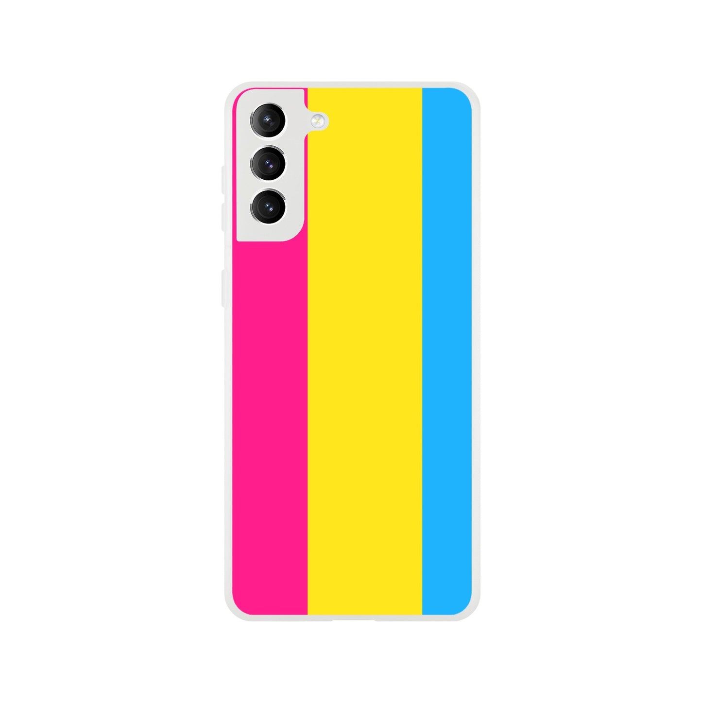 Mobile Phone Case - Pan Pride Flag Flexi Phone Case - LGBTQIA+ Queer