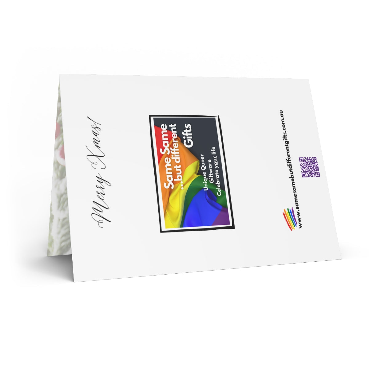 Christmas Pride Globe - LGBTQIA+ Greeting Card