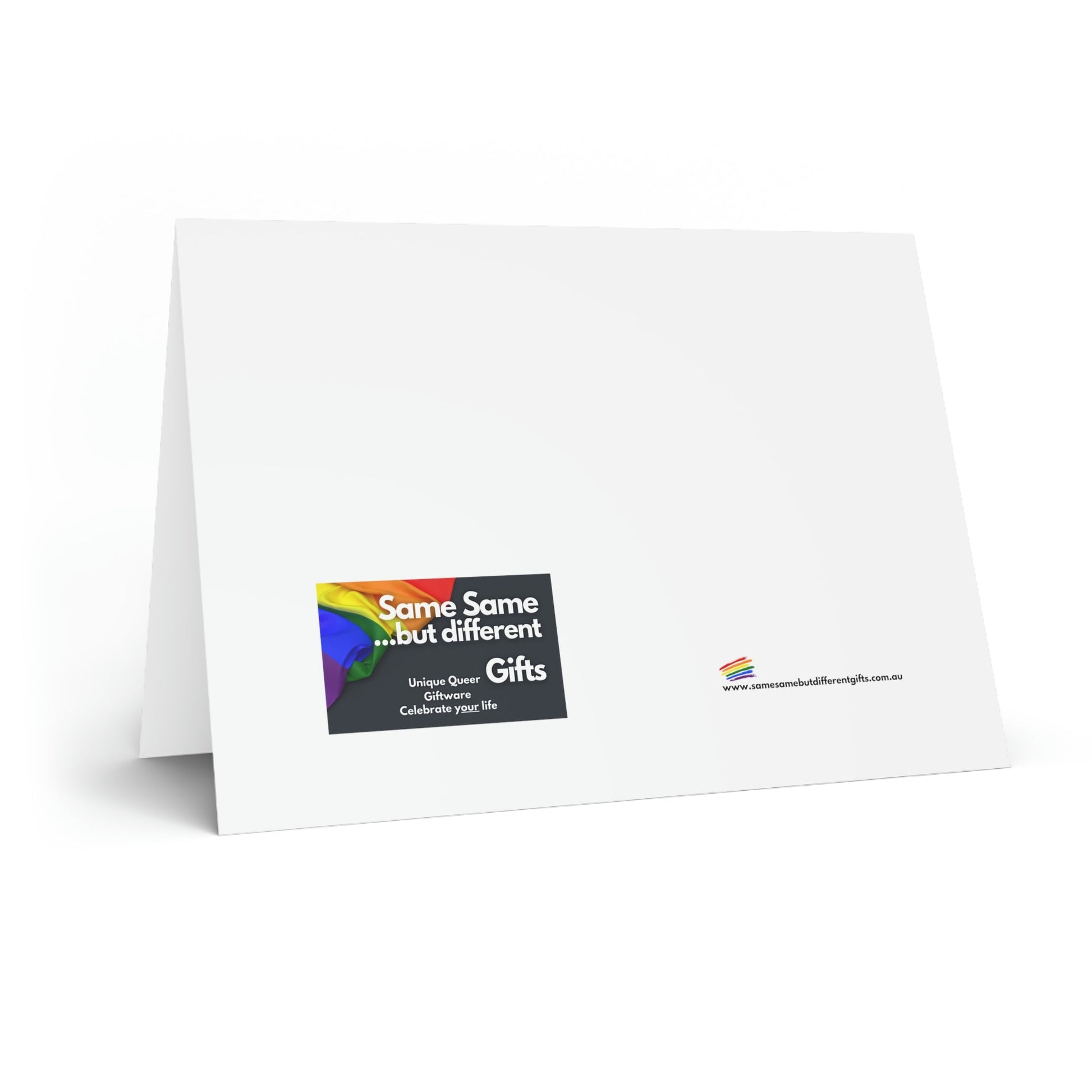 Paper Products - Pride Popping Pieces  - LGBTQIA+ Queer Pride Blank Greeting Card