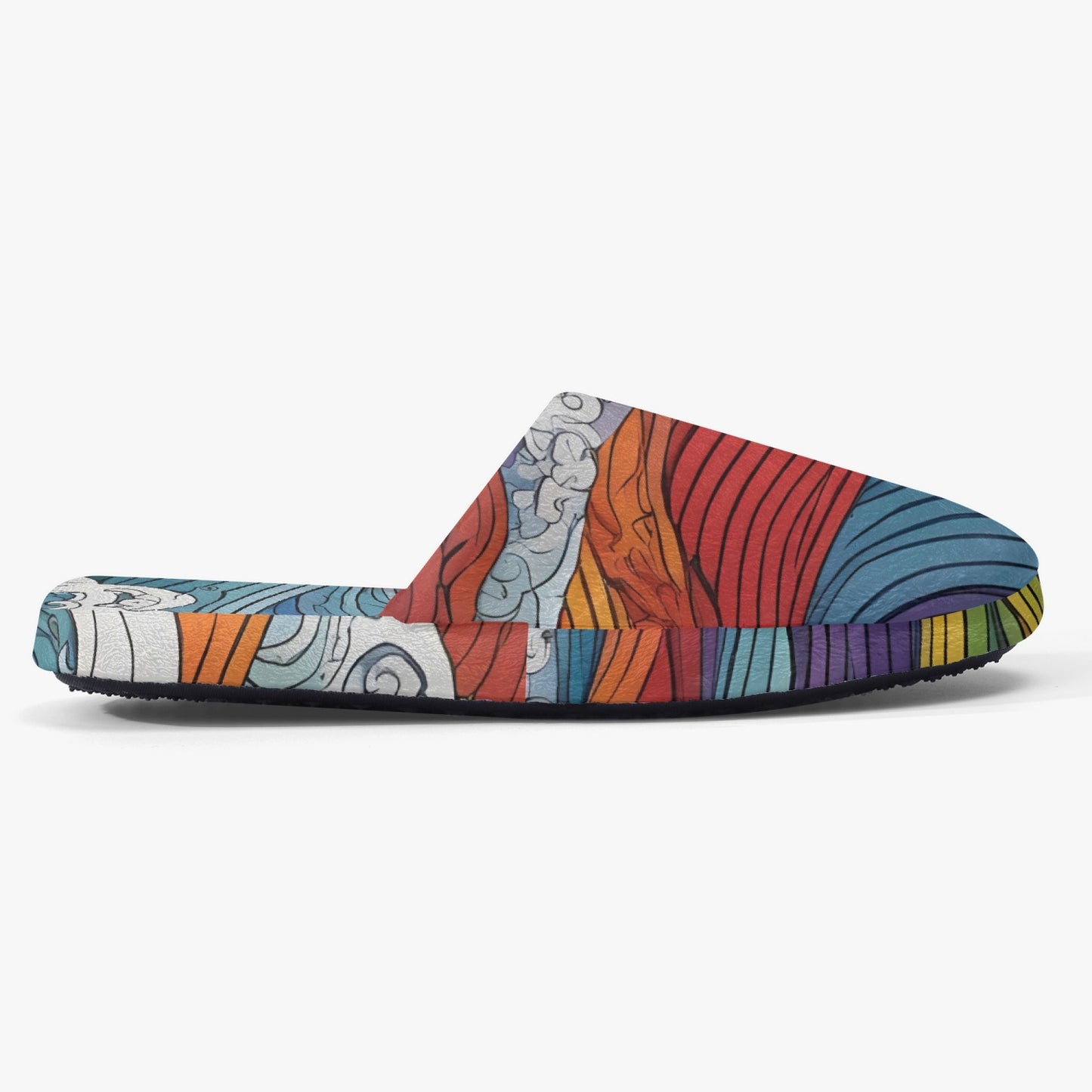 LGBTQIA+ Queer Classic Cotton Waves of Pride Slippers