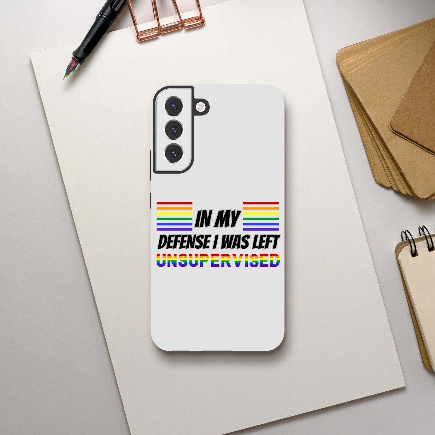 Phone Case - In My Defence - IPhone Case - Samsung Case - Clear - Flexi - Bio - Slim - Tough - LGBTQIA+ Mobile Phone Cases