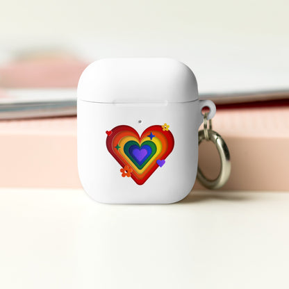 Accessories - Pride Heart AirPods QR Case