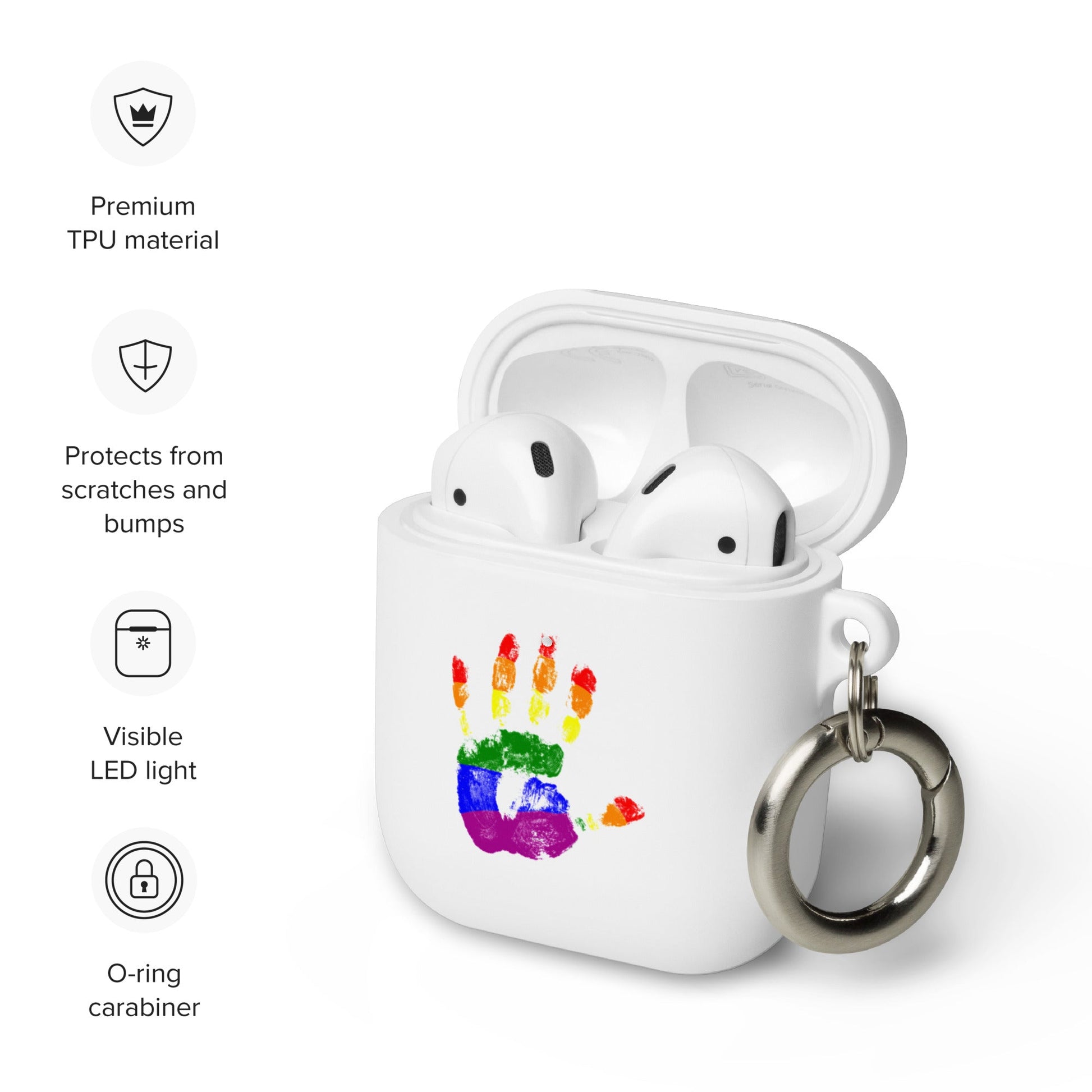 Accessories - Pride Hand AirPods QR Case