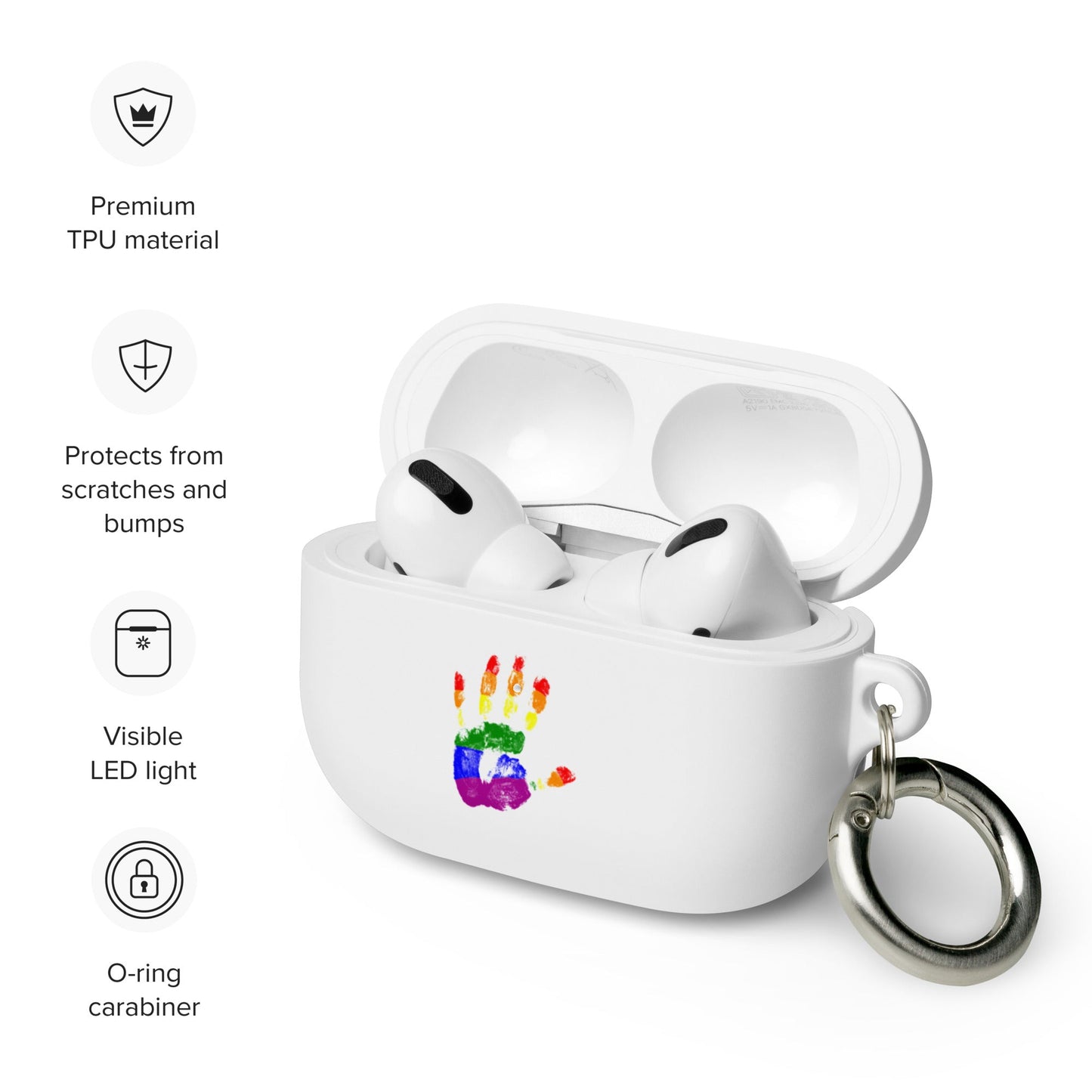 Accessories - Pride Hand AirPods QR Case