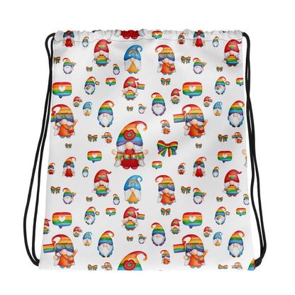 Drawstring Bags - Gnome Pride Drawstring Bag