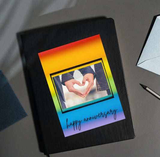 Greeting Card - Rainbow Heart Anniversary Card