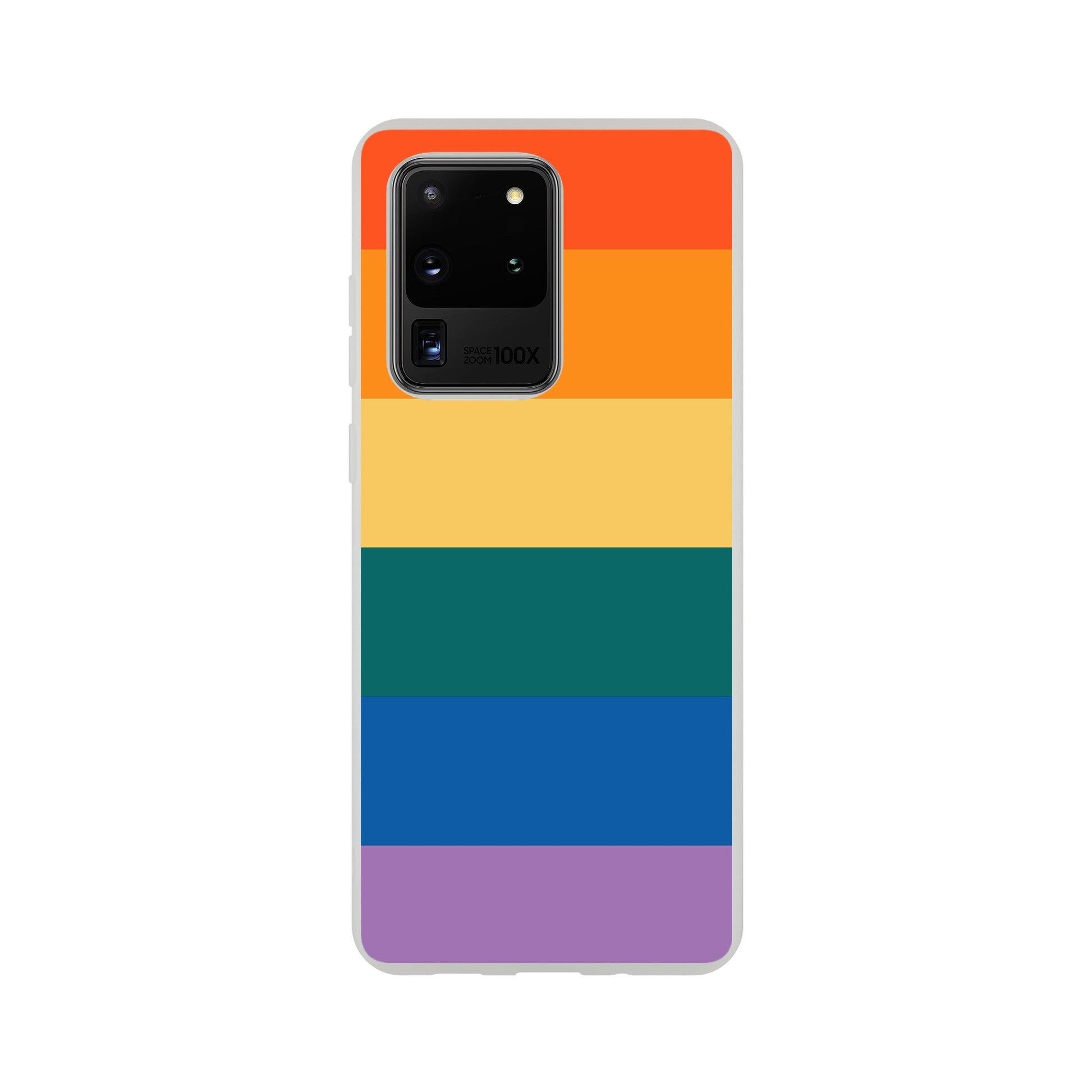 Mobile Phone Case - Retro Flag Flexi Phone Case - LGBTQIA+ Queer