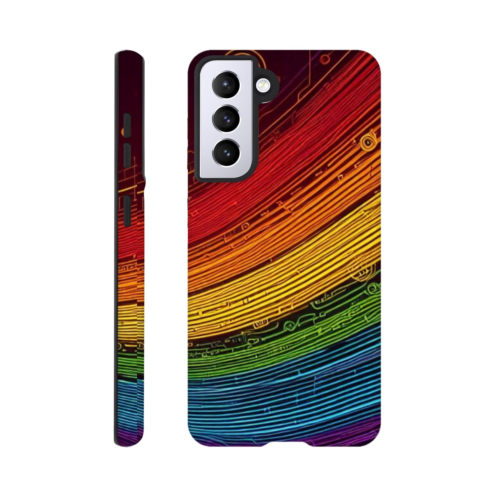 Mobile Phone Case - Pride Strings - IPhone Case - Samsung Case - Clear - Flexi - Bio - Slim - Tough - LGBTQIA+ Mobile Phone Cases