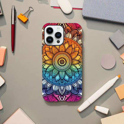 Mobile Phone Cases - Tribal Pride Drum - IPhone Case - Samsung Case - Clear - Flexi - Bio - Slim - Tough - LGBTQIA+ Mobile Phone Cases