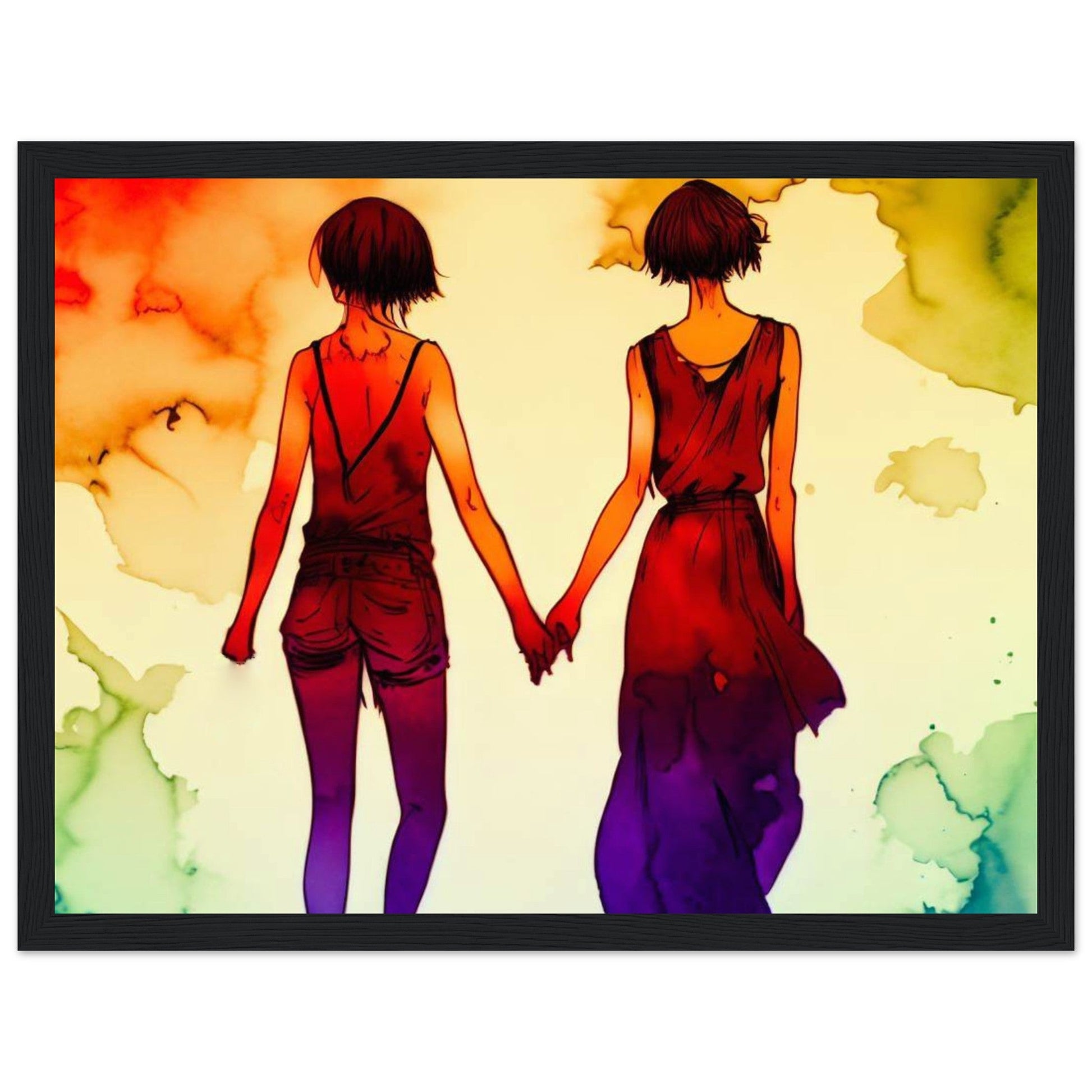 Wall Art - You & Me, Till The End Of Days - Premium Matte Paper Wooden Framed Poster