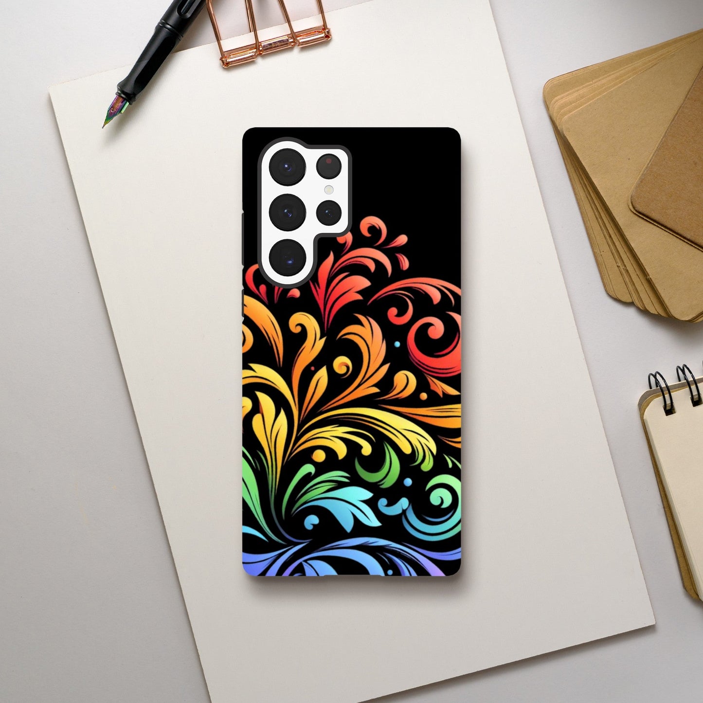 Mobile Phone Case - Pride Ferns- IPhone Case - Samsung Case - Clear - Flexi - Bio - Slim - Tough - LGBTQIA+ Mobile Phone Cases