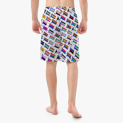 LGBTQIA+ Queer Pride Flag Boardshorts