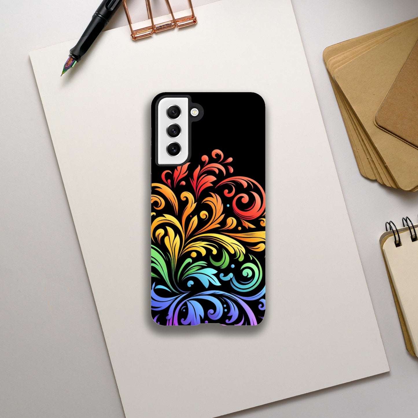 Mobile Phone Case - Pride Ferns- IPhone Case - Samsung Case - Clear - Flexi - Bio - Slim - Tough - LGBTQIA+ Mobile Phone Cases