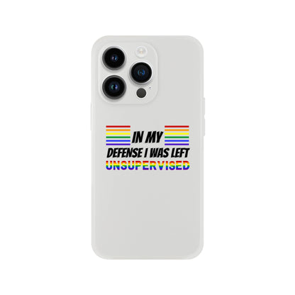 Phone Case - In My Defence - IPhone Case - Samsung Case - Clear - Flexi - Bio - Slim - Tough - LGBTQIA+ Mobile Phone Cases