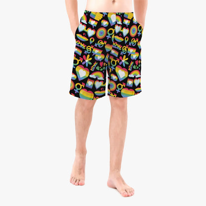 LGBTQIA+ Queer Pride Sassy Pants Boardshorts