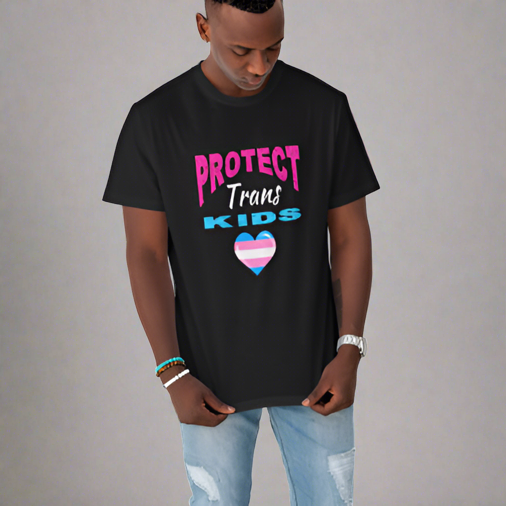 Protect Trans Kids Heavyweight Crewneck T-shirt