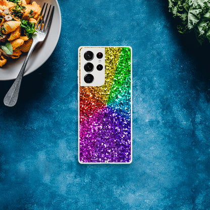 Mobile Phone Case - Pride Glitter Flexi Phone Case