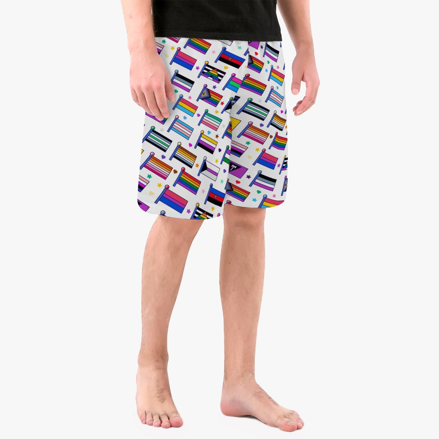 LGBTQIA+ Queer Pride Flag Boardshorts