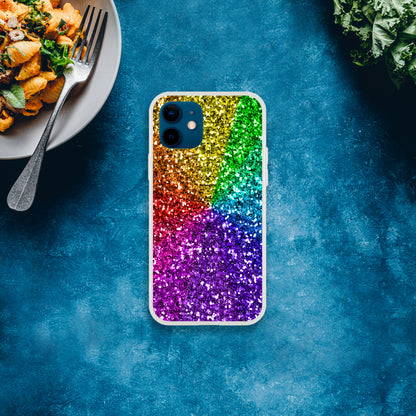 Mobile Phone Case - Pride Glitter Flexi Phone Case