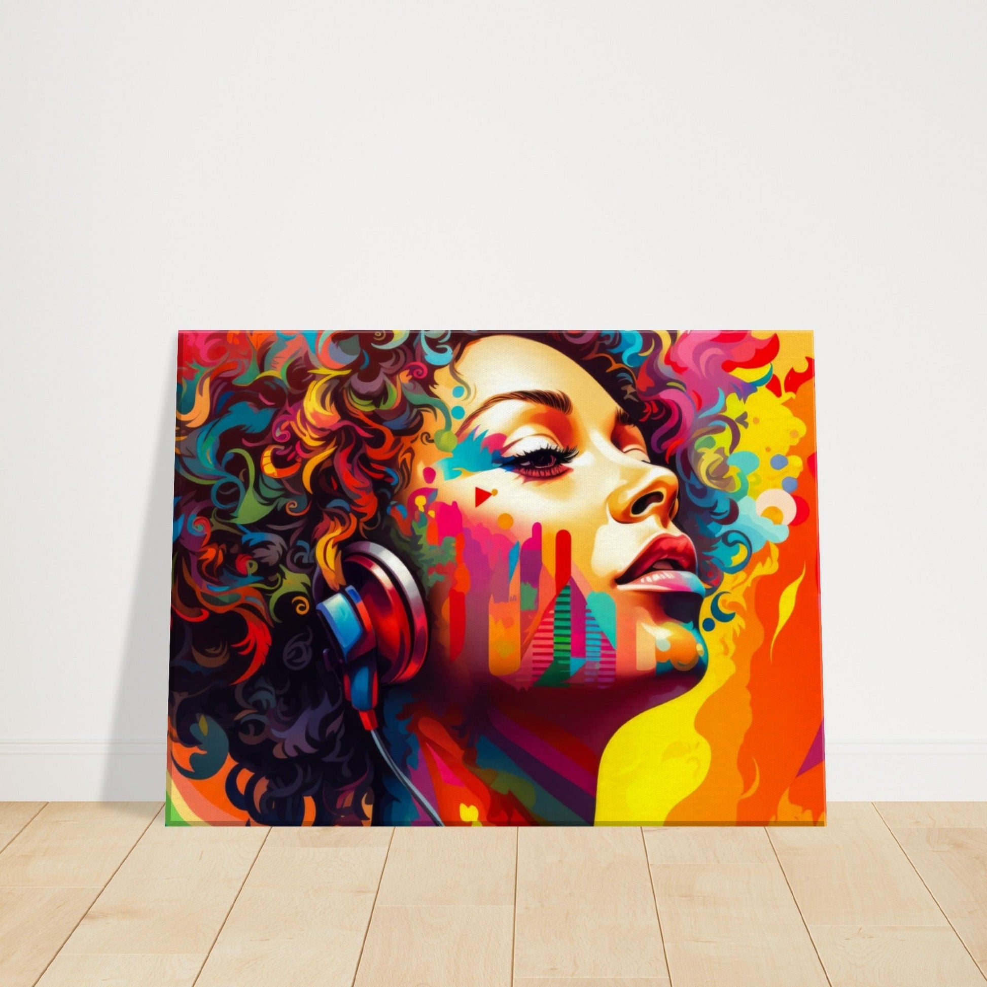 Wall Art - Rainbow Soul Beats Wall Art - Premium Matte Paper Poster - Wooden Framed Poster - Canvas