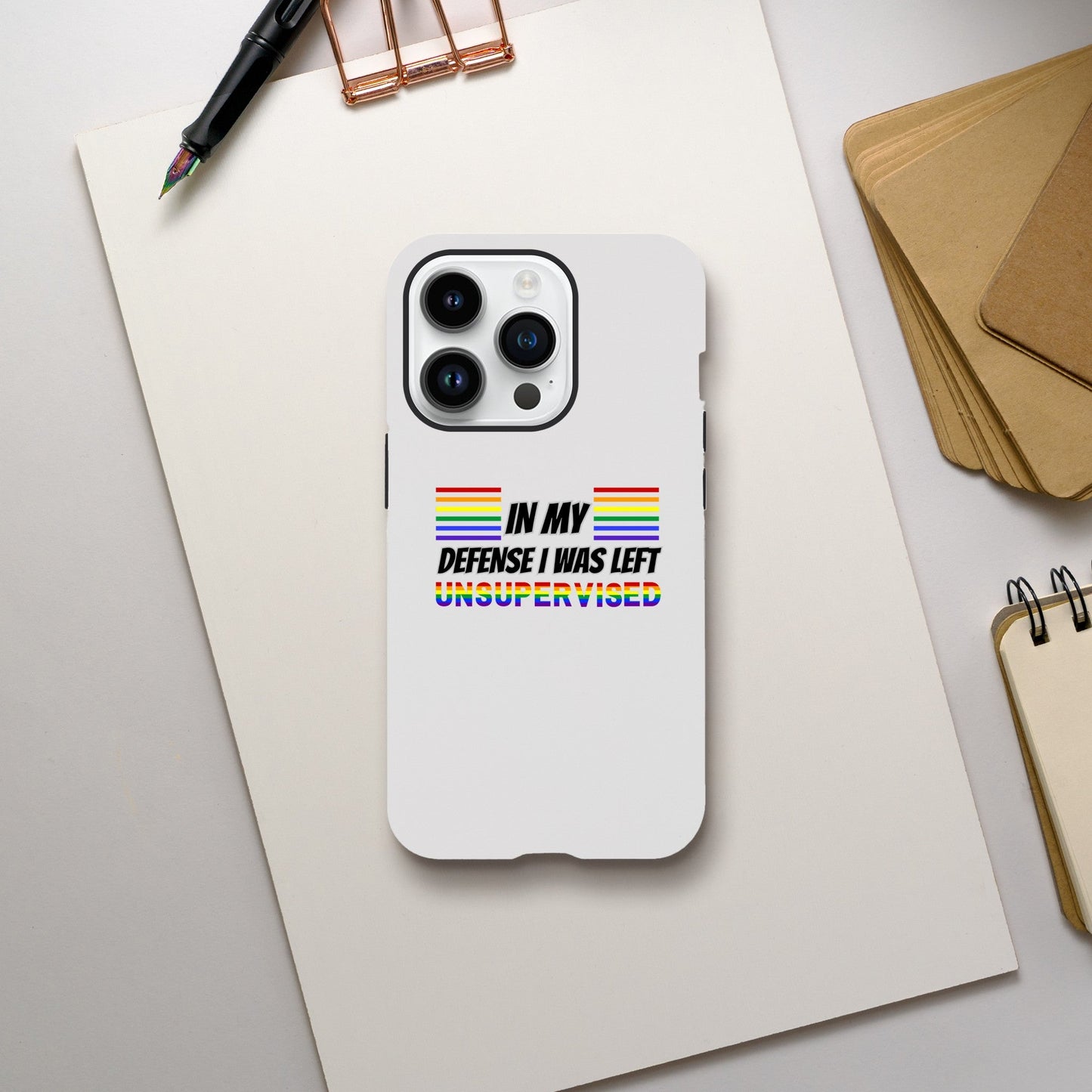 Phone Case - In My Defence - IPhone Case - Samsung Case - Clear - Flexi - Bio - Slim - Tough - LGBTQIA+ Mobile Phone Cases