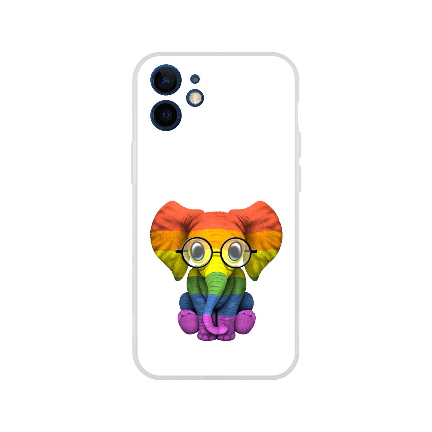 Mobile Phone Case - Baby Pride Elephant Flexi Phone Case