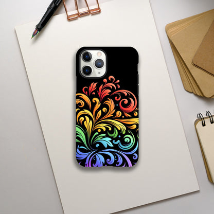 Mobile Phone Case - Pride Ferns- IPhone Case - Samsung Case - Clear - Flexi - Bio - Slim - Tough - LGBTQIA+ Mobile Phone Cases