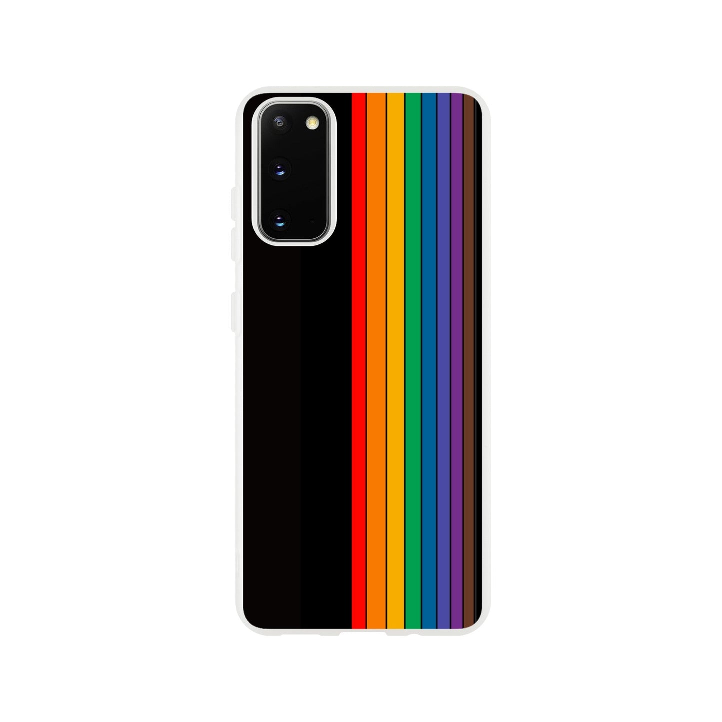 Mobile Phone Case - Pride Lines Flexi Phone Case - LGBTQIA+ Queer