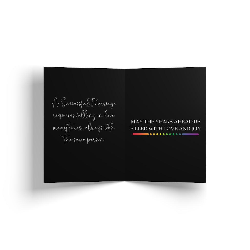 Greeting Card - On Your Wedding Greeting Card - LGBTQIA+ Queer