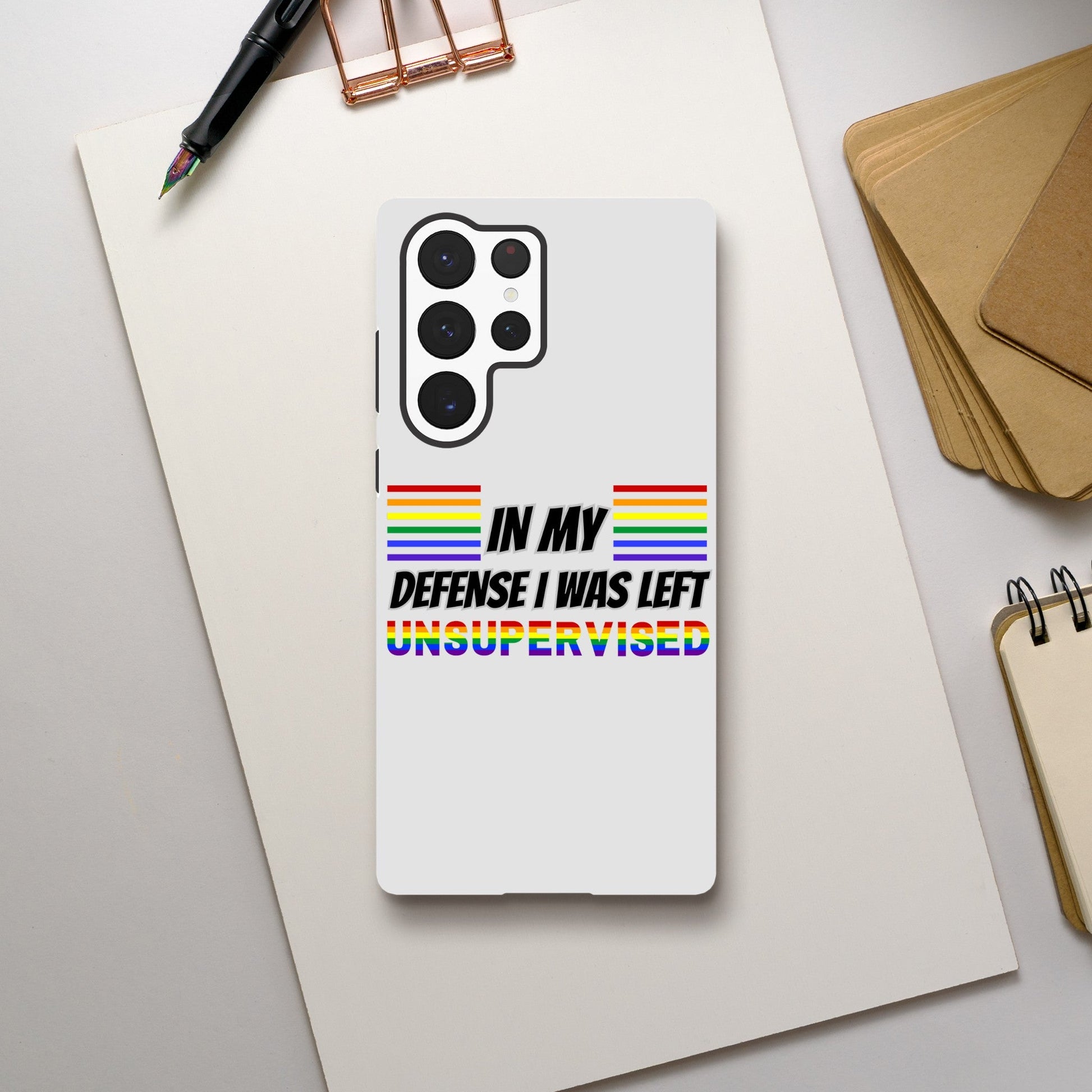 Phone Case - In My Defence - IPhone Case - Samsung Case - Clear - Flexi - Bio - Slim - Tough - LGBTQIA+ Mobile Phone Cases