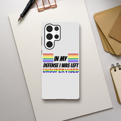 Phone Case - In My Defence - IPhone Case - Samsung Case - Clear - Flexi - Bio - Slim - Tough - LGBTQIA+ Mobile Phone Cases