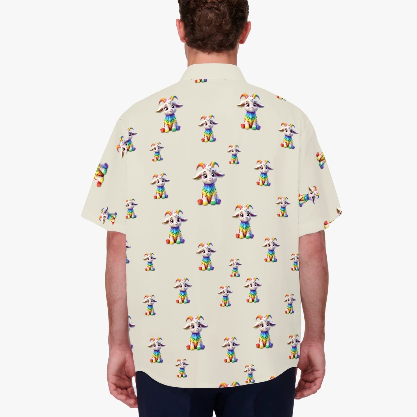 LGBTQIA+ Queer The Goat Hawaiian Shirt