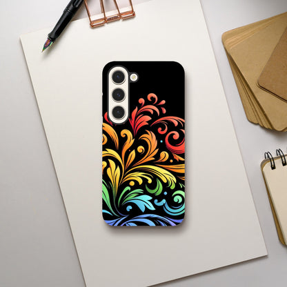 Mobile Phone Case - Pride Ferns- IPhone Case - Samsung Case - Clear - Flexi - Bio - Slim - Tough - LGBTQIA+ Mobile Phone Cases