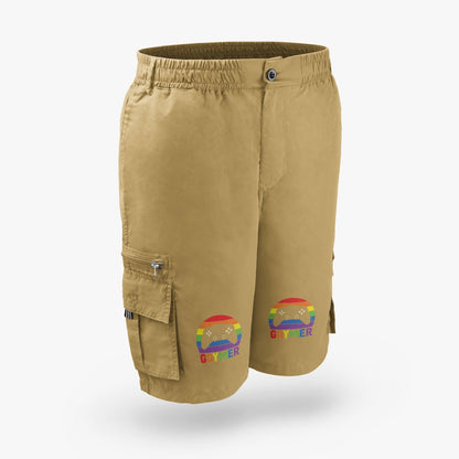 LGBTQIA+ Queer Gaymer Cargo Shorts