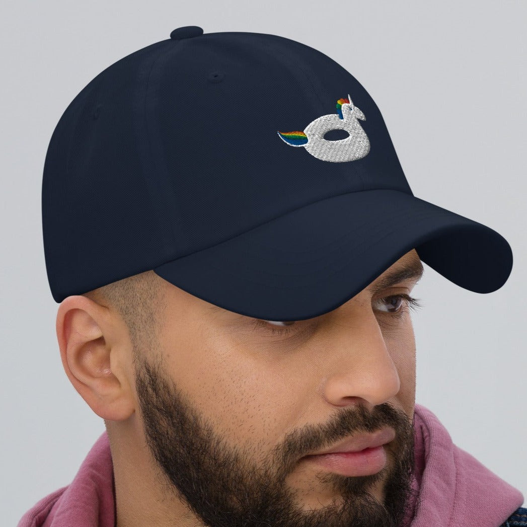 Gay Unicorn Float Dad Hat