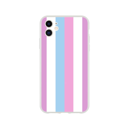 Mobile Phone Case - Bi-Gender Pride Flag Flexi Phone Case - LGBTQIA+ Queer