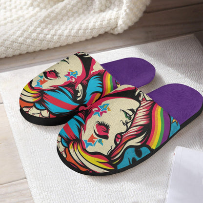 LGBTQIA+ Queer Classic Cotton Fabulous Fanny Slippers