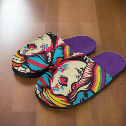 LGBTQIA+ Queer Classic Cotton Fabulous Fanny Slippers