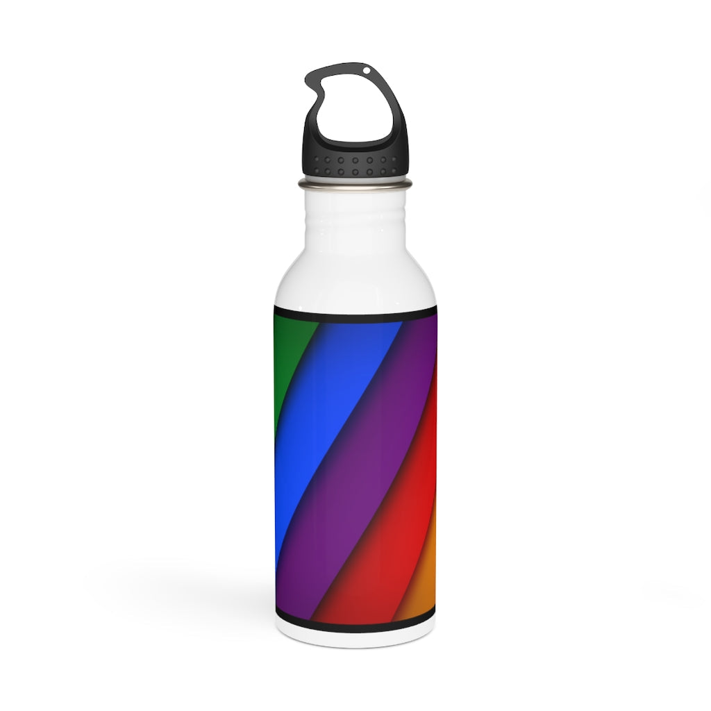 Drink Bottle - Rainbow Twist Water Bottle