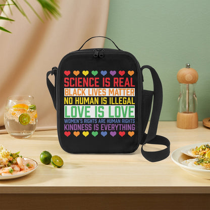 LGBTQIA+ Queer All for Love Insulated Cooler Lunch Bag - Small