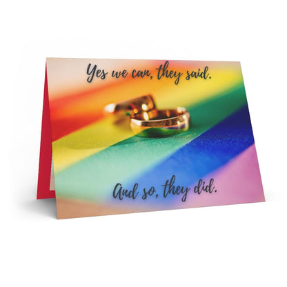 Greeting Card - Yes We Can Greeting Card - LGBTQIA+ Queer