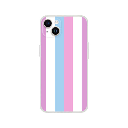 Mobile Phone Case - Bi-Gender Pride Flag Flexi Phone Case - LGBTQIA+ Queer